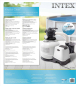 Preview: Intex Sandfilterpumpe Krystal Clear 10500 l/h Model SX2800